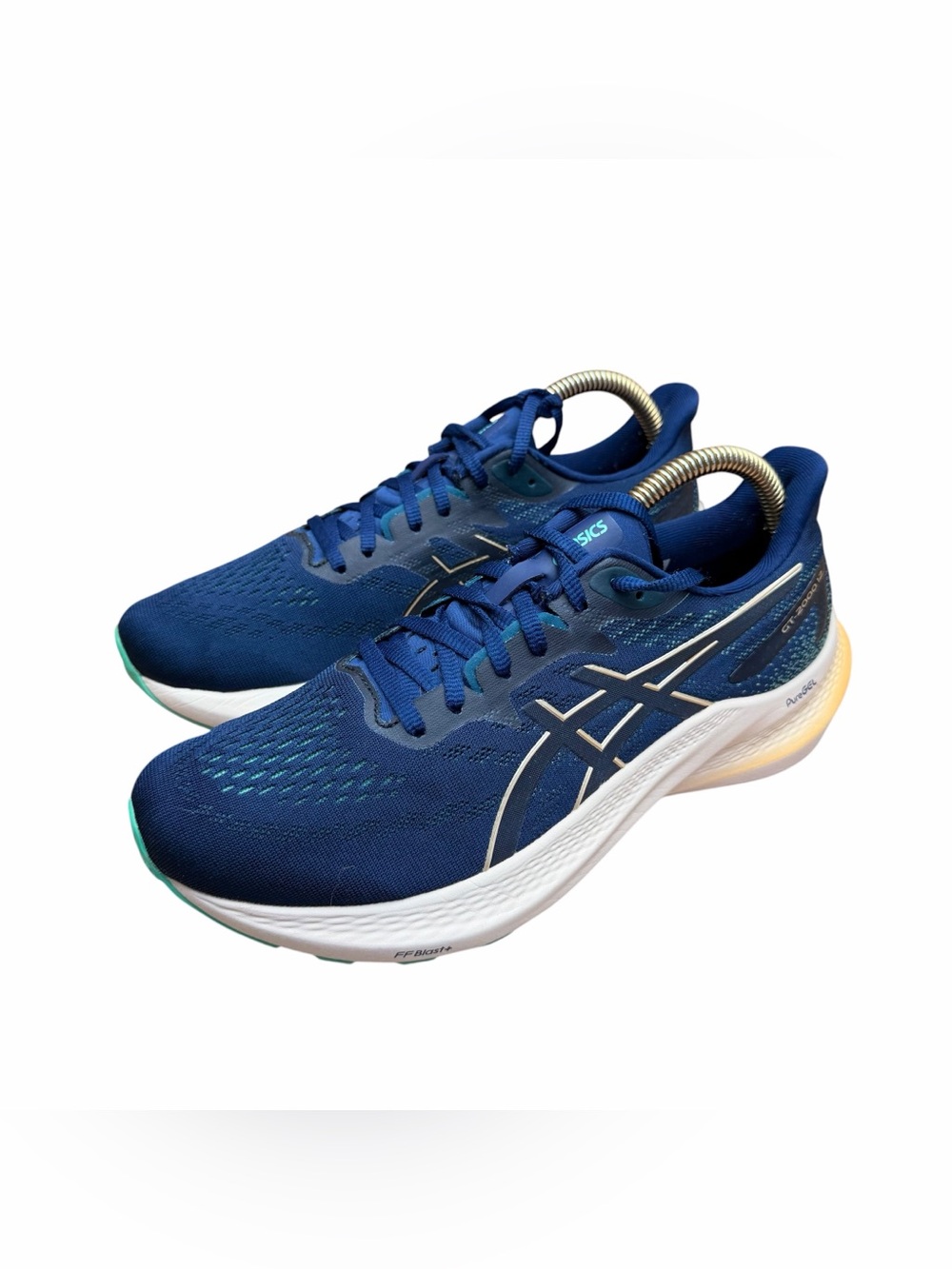 Asics GT-2000 12 Womens 9 Shoes Blue Running Sneaker 1012B506 Gym Athletic - Picture 1 of 8